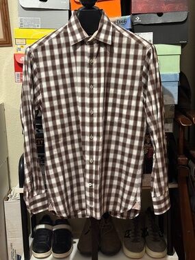 Johnston & Murphy Button Down Dress Shirt